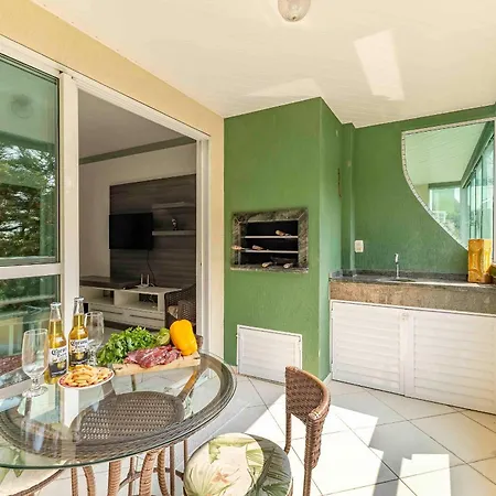 Aconchegante apartamento para famílias na Praia da Conceição - 2 Quartos 7 Pessoas Bombinhas Exterior foto